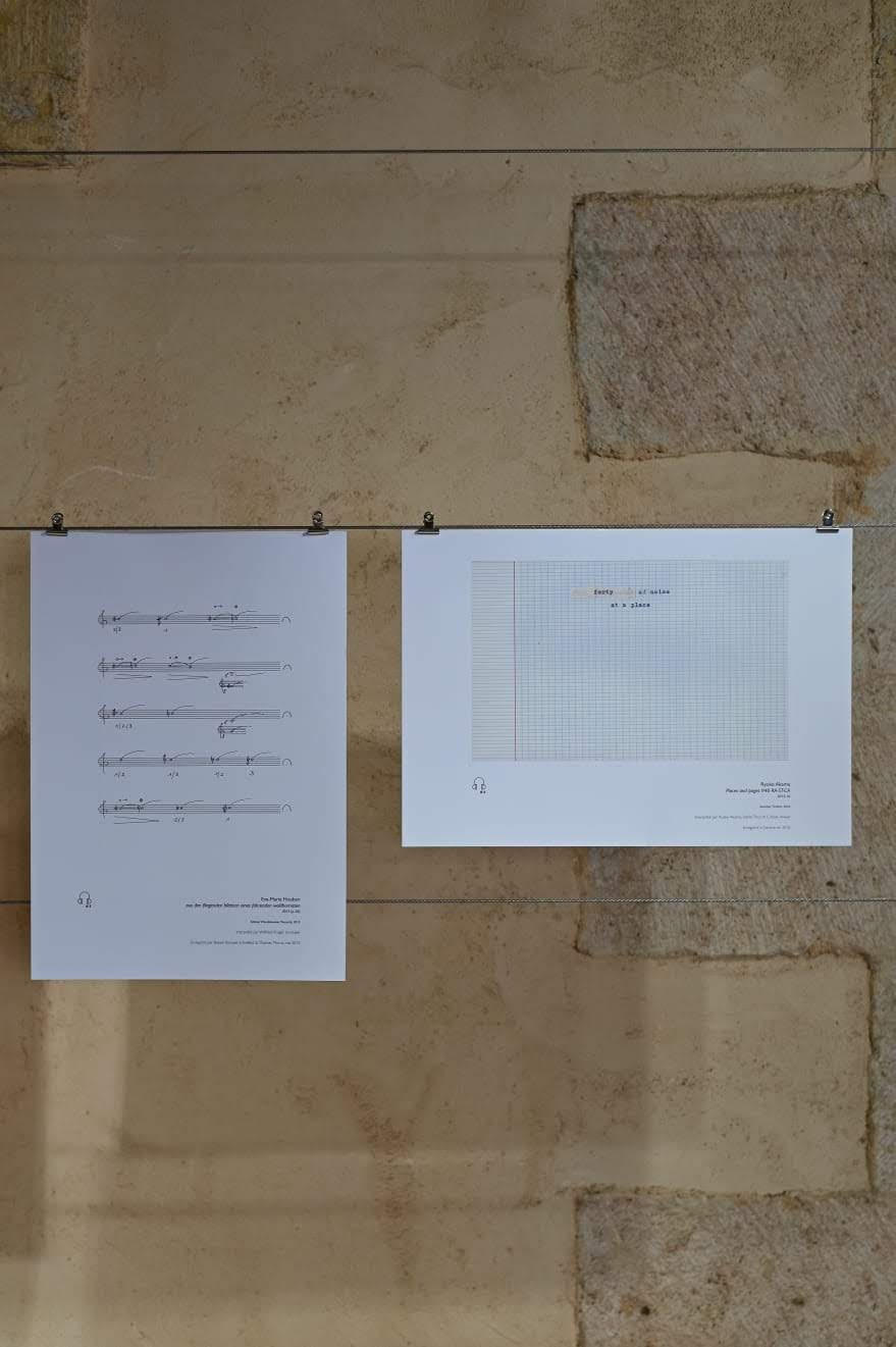 THE DIAGONAL OF SILENCE (2019), cip m (centre international de poesie Marseille), France